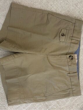 Banana Republic City Chino Khaki Shorts Women’s size 0
